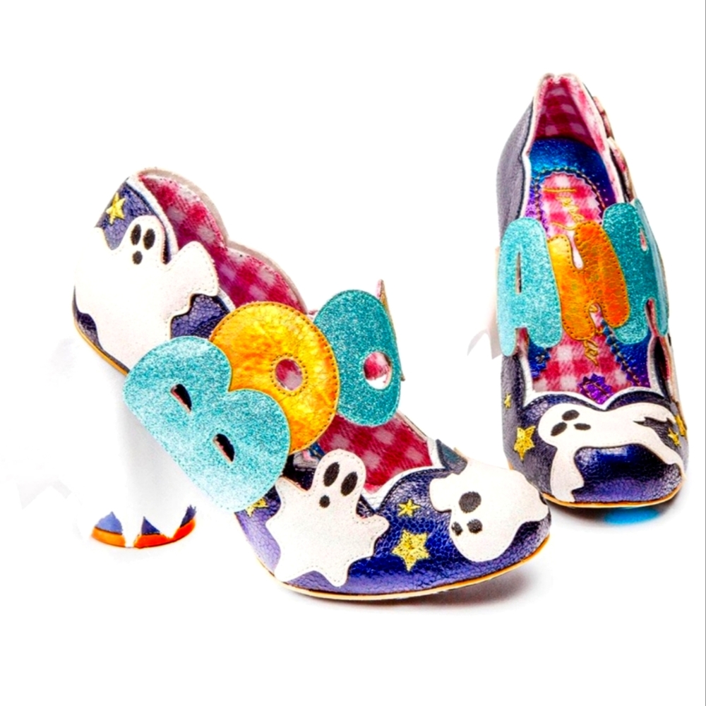 Irregular Choice ectoplasmic boo Ghost Halloween music sound women's hee…
